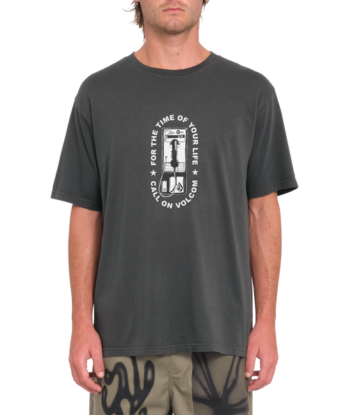 T-shirt de manga curta Volcom Time Of Your Life - Stealth
