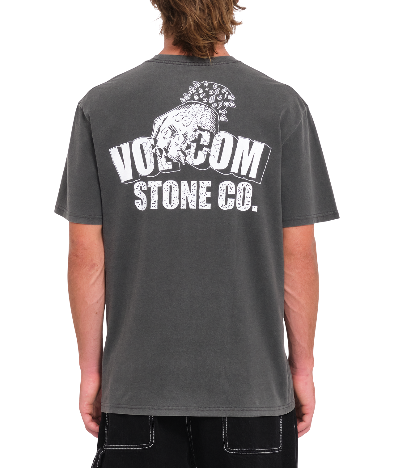 Volcom Stone Force Co Pw Short Sleeve T-Shirt - Black