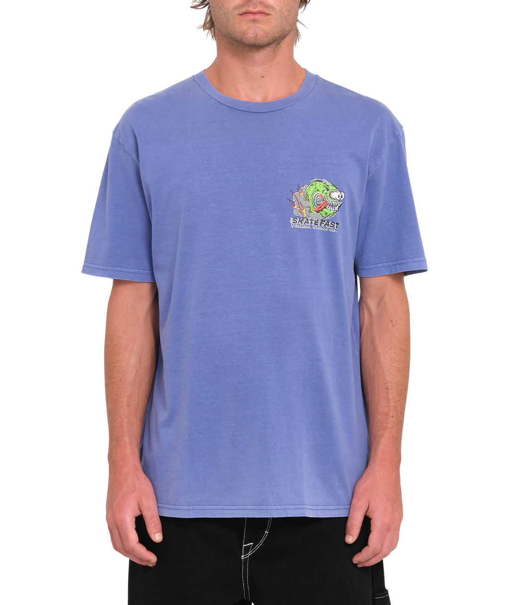 Kurzarm-T-Shirt Volcom Crazee Wheel Pw - Ballpoint Blue