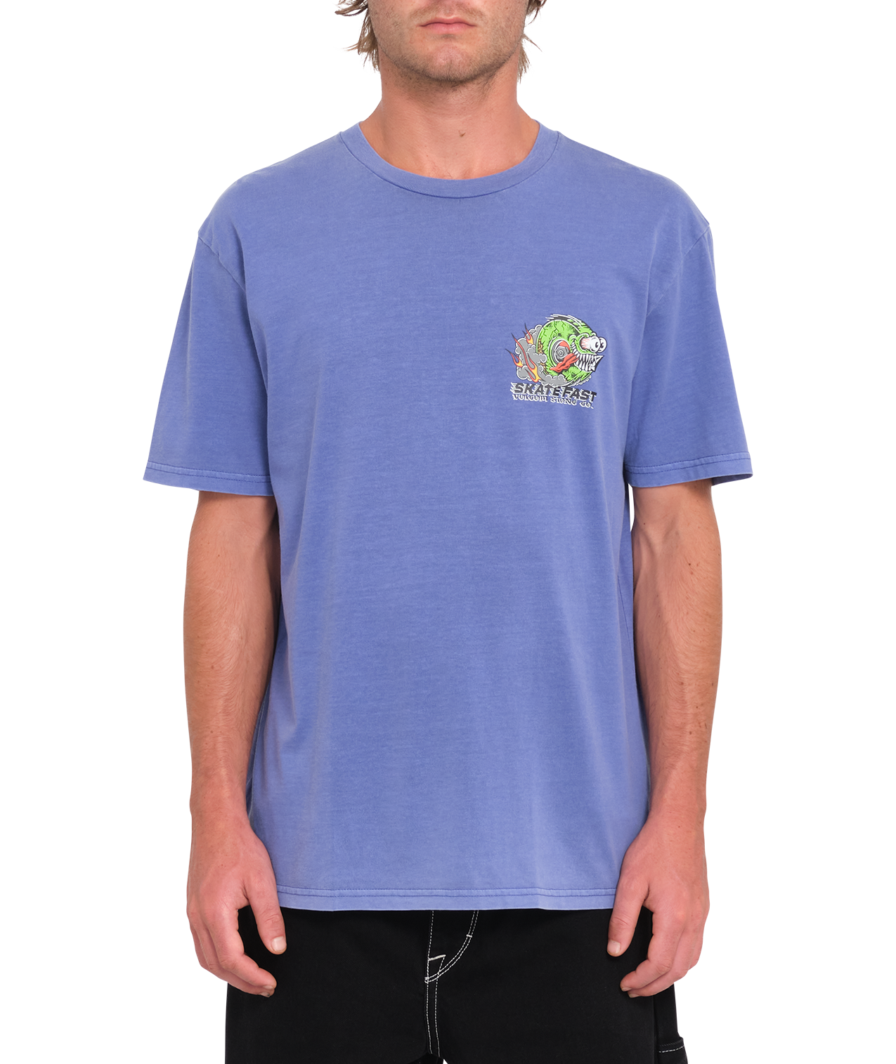 Kurzarm-T-Shirt Volcom Crazee Wheel Pw - Ballpoint Blue