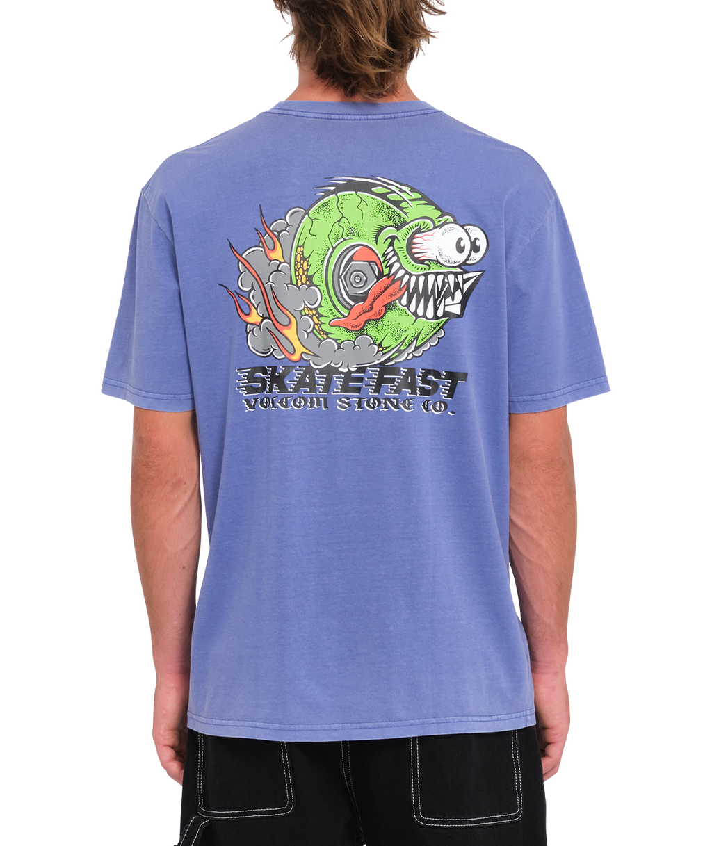 Kurzarm-T-Shirt Volcom Crazee Wheel Pw - Ballpoint Blue