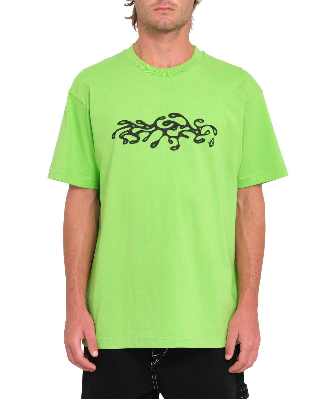 Volcom Fa Zephyr 3 Short Sleeve T-Shirt - Electric Green