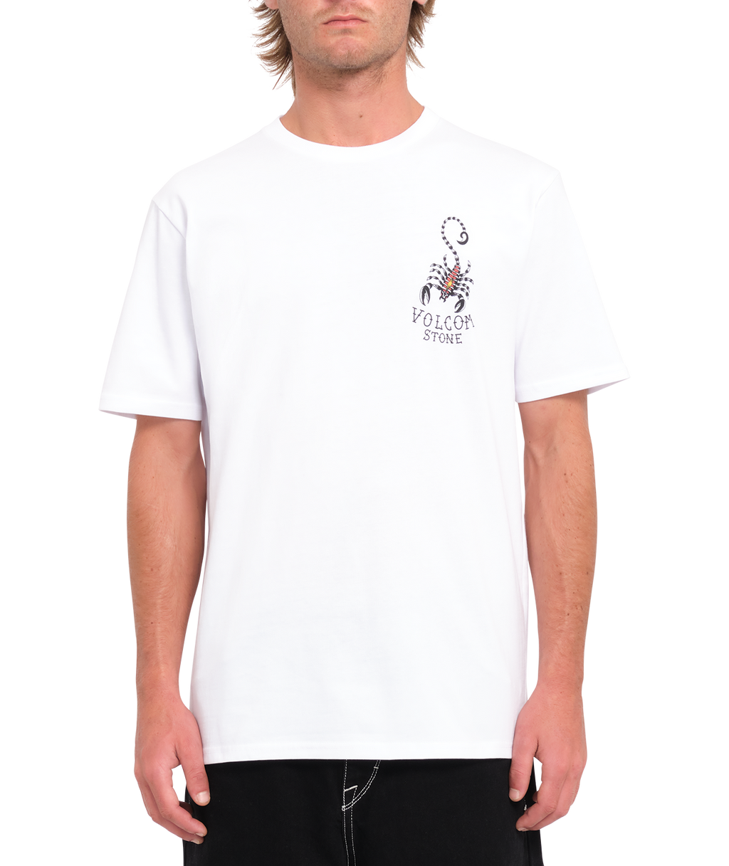 T-shirt de manga curta Volcom Lintell Classic - Branco