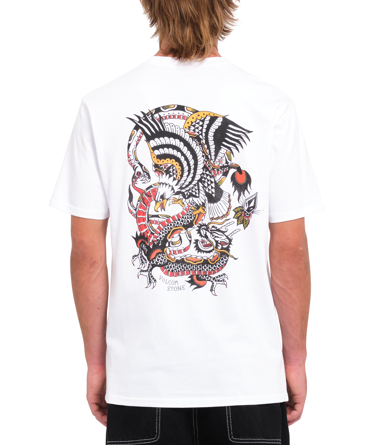 Kurzarm-T-Shirt Volcom Lintell Classic - Weiß