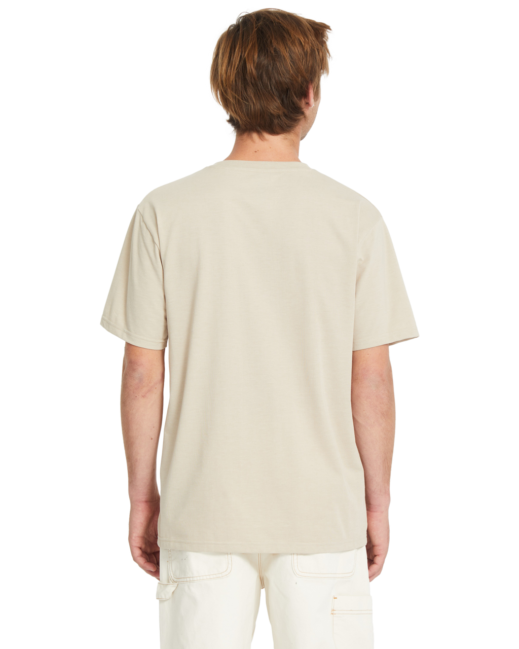 T-shirt de manga curta Volcom Circle Blanks Hth - Bege Claro