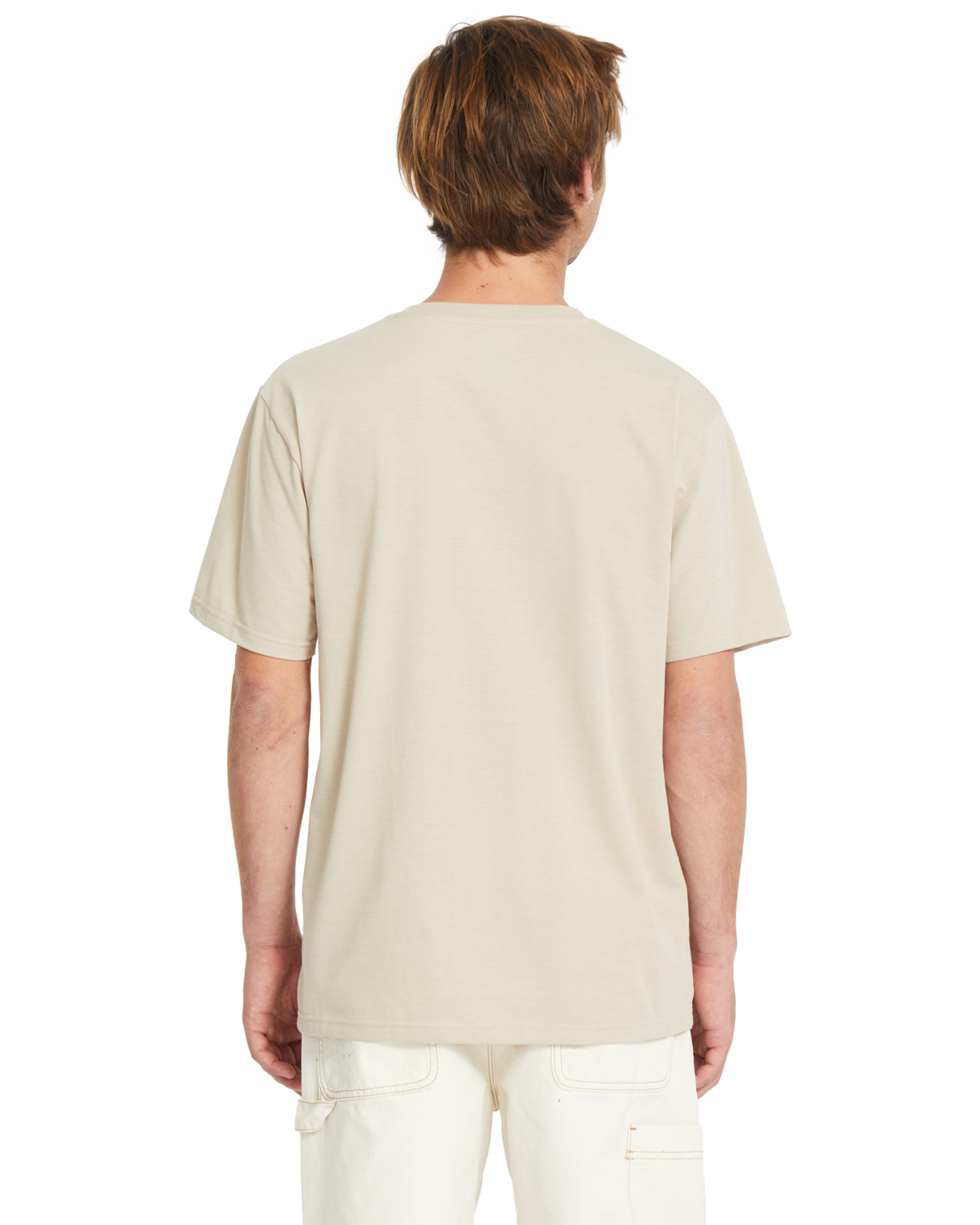 T-shirt de manga curta Volcom Circle Blanks Hth - Bege Claro