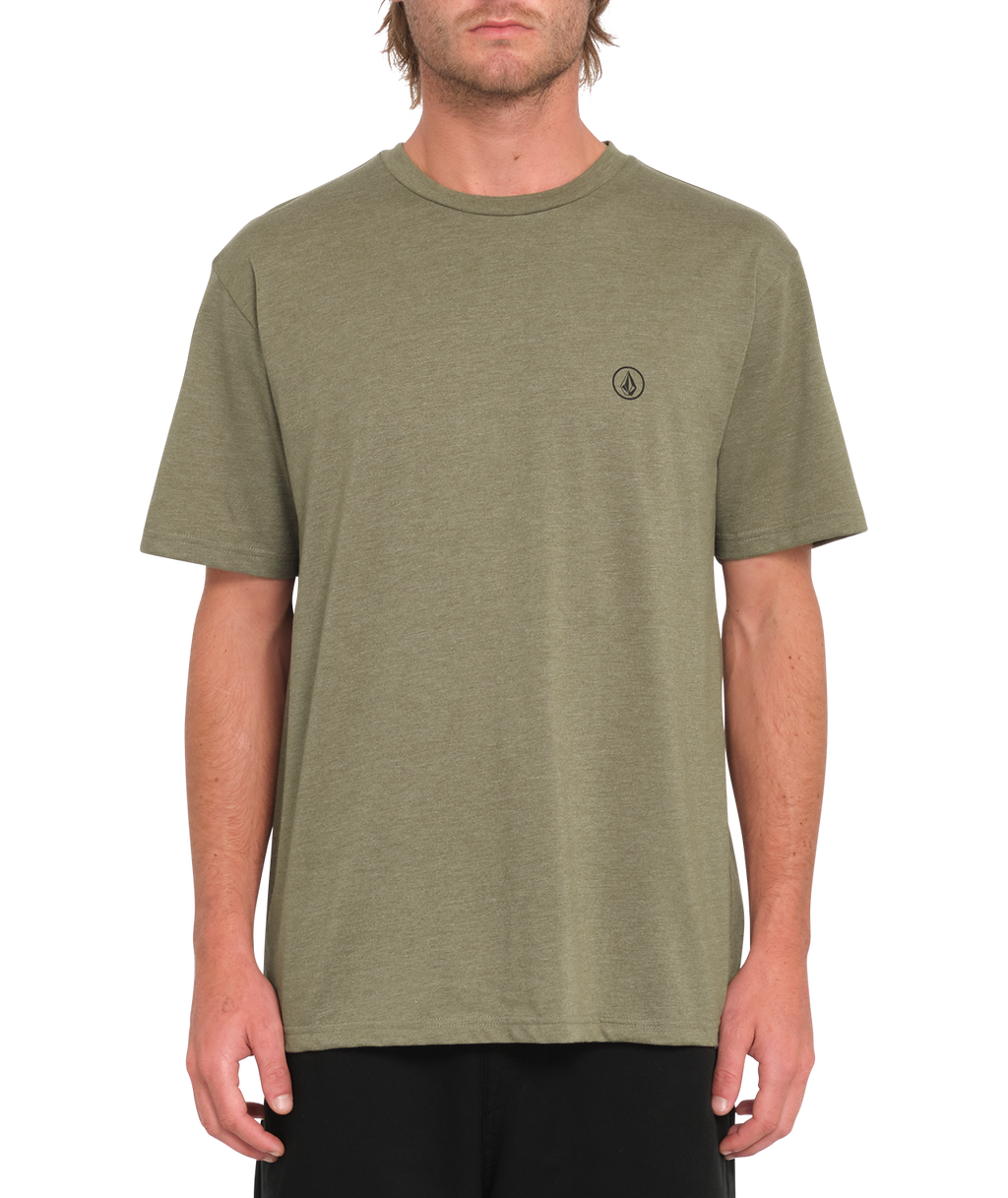 T-shirt de manga curta Volcom Circle Blanks Hth - Wintermoss