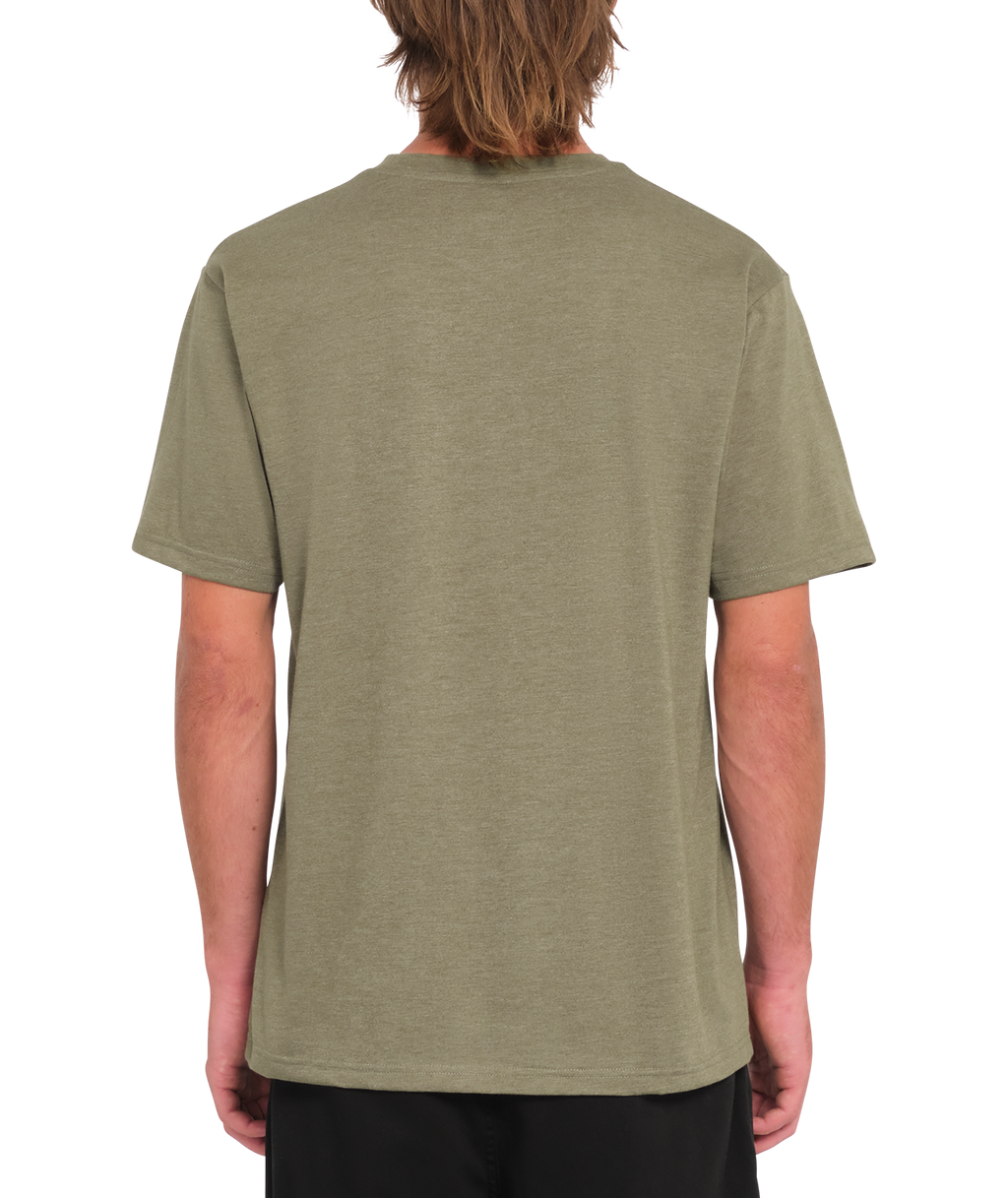 T-shirt de manga curta Volcom Circle Blanks Hth - Wintermoss