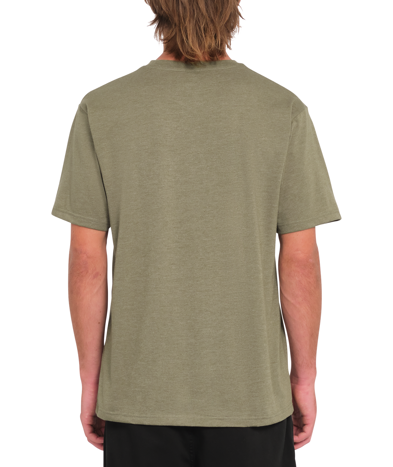 Kurzarm-T-Shirt Volcom Circle Blanks Hth - Wintermoss