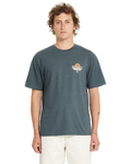 Kurzarm-T-Shirt Volcom Sure Thing Hth - Dark Slate