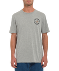 Kurzarm-T-Shirt Volcom Fried Hth - Heather Grey