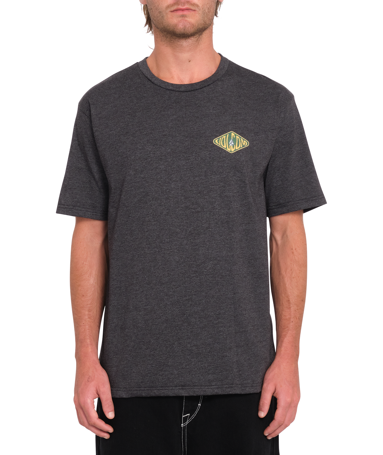 Volcom Voboxed Hth Short Sleeve T-Shirt - Heather Black