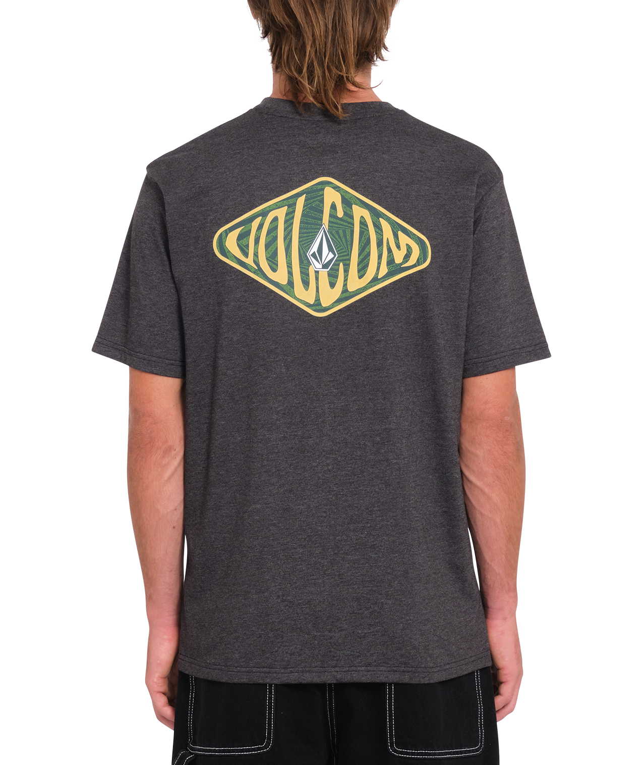 Volcom Voboxed Hth Short Sleeve T-Shirt - Heather Black