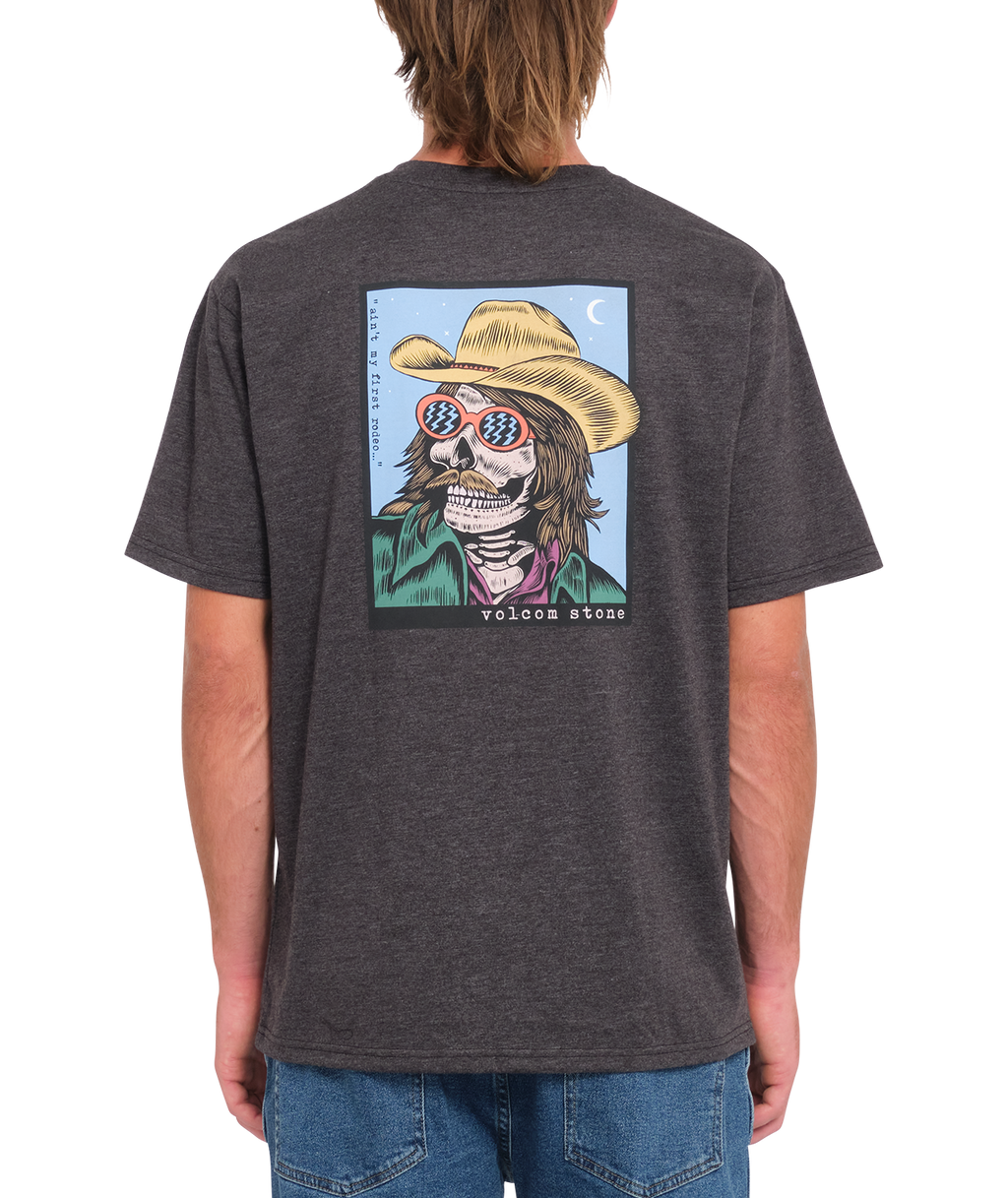 Volcom Scowboy Hth Short Sleeve T-Shirt - Heather Black