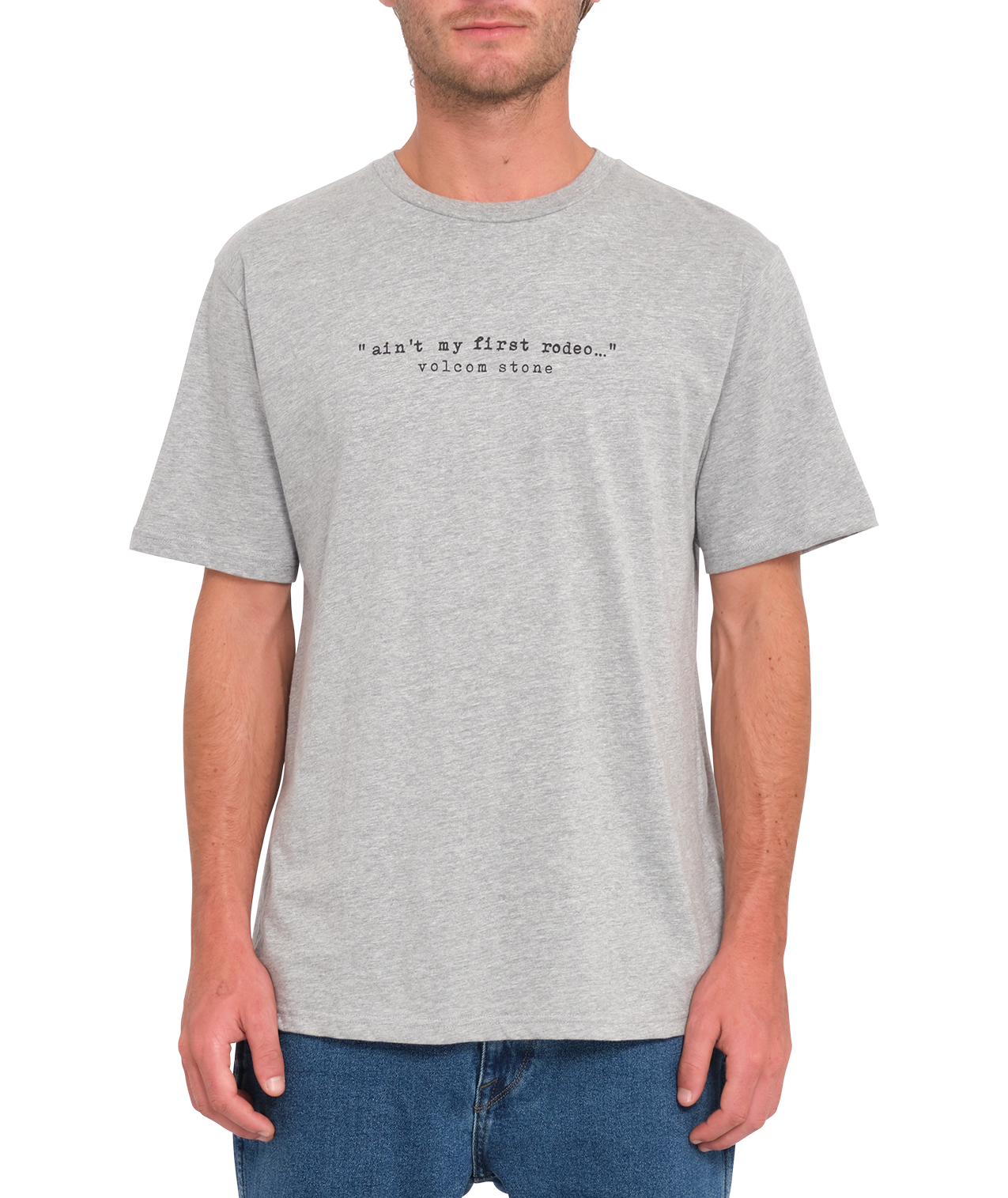 T-shirt à manches courtes Volcom Scowboy Hth - Heather Grey