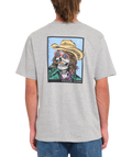Kurzarm-T-Shirt Volcom Scowboy Hth - Heather Grey