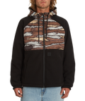 Sobrecamisa Volcom Muzzer Tripper Lined Fleece - Bark Brown