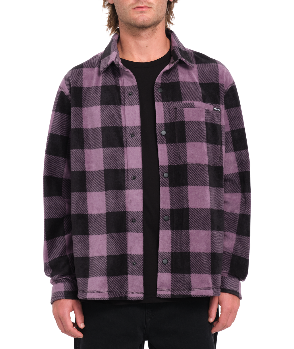 Sobrecamisa Volcom Bowered Light Ls - Vintage Violet