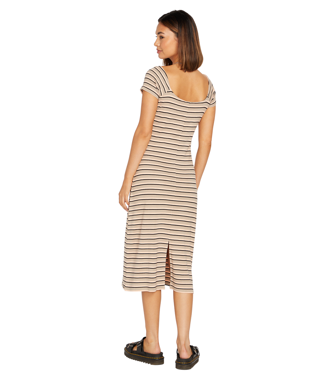 Volcom All Booed Up Dress - Taupe