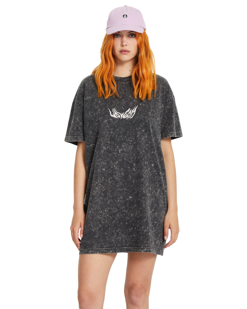 Vestido Volcom Fa Alix Tee Dress - Vintage Black