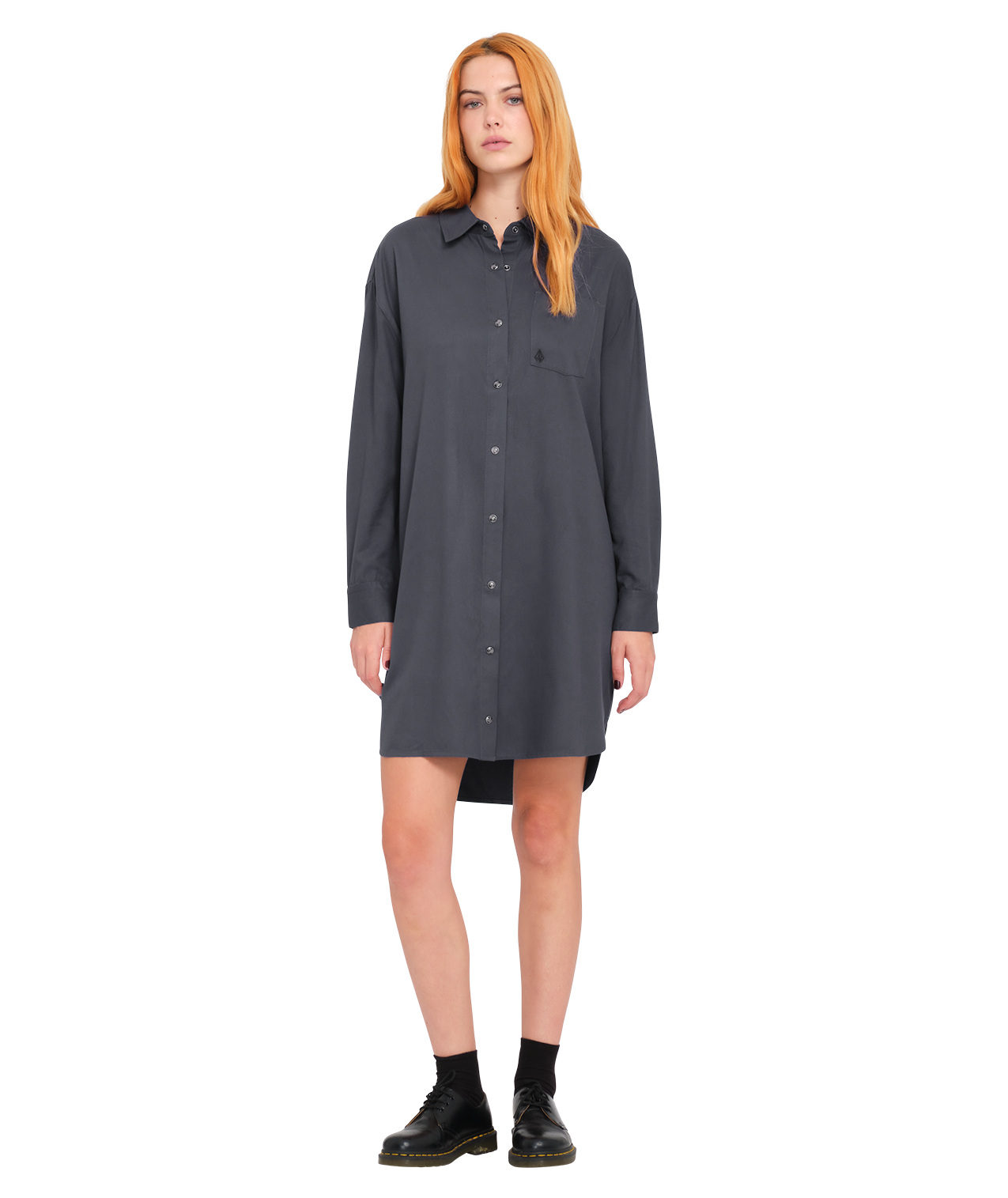 Kleid Volcom Sheart Dress - Heather Black