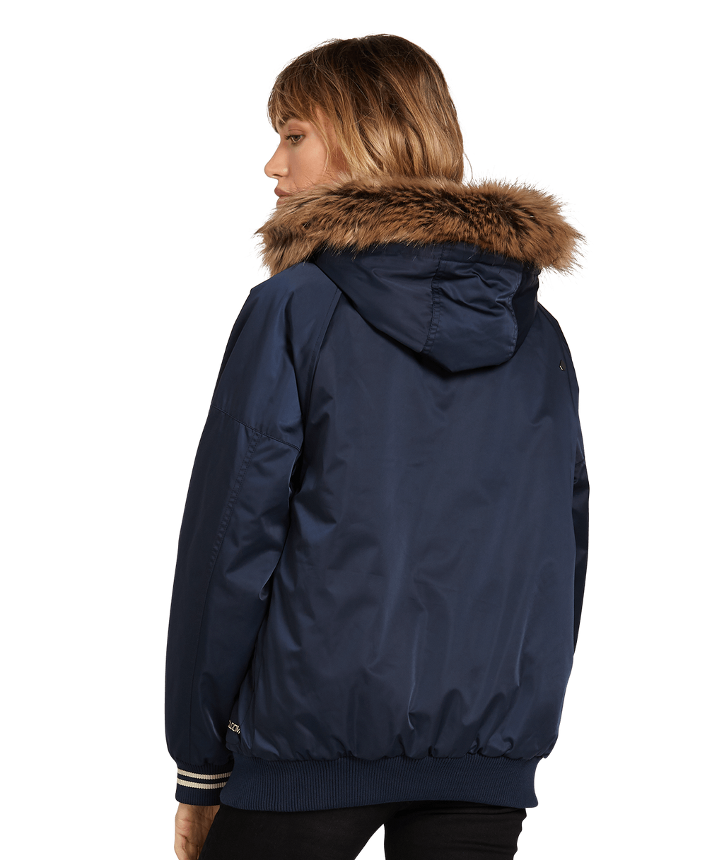 Chaqueta Mujer Volcom Plailist 5K Bomber - Sea Navy