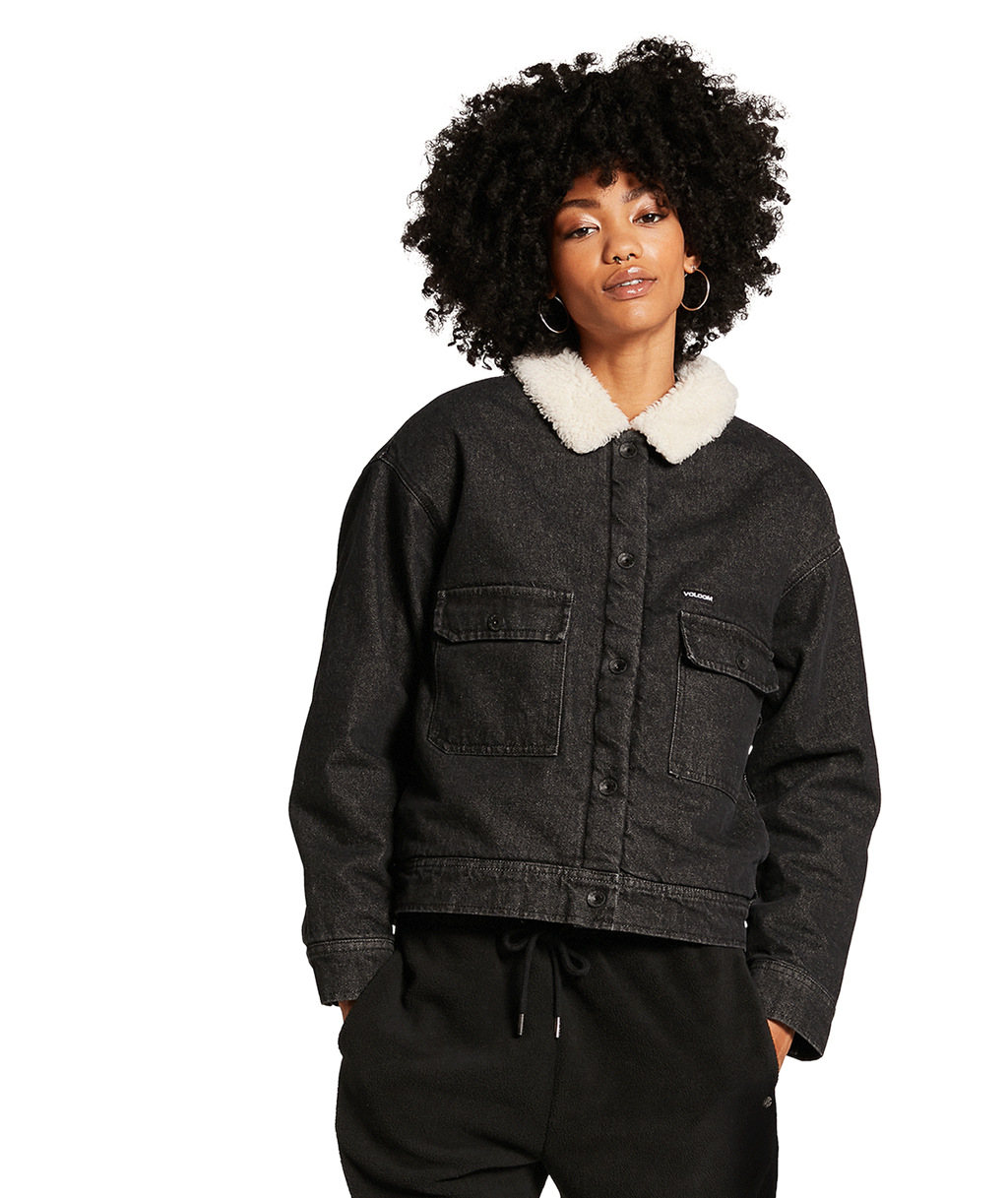 Chaqueta Mujer Volcom Weaton Jacket - Black Combo