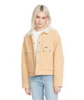 Giacca Donna Volcom Weaton Jacket - Nocciola