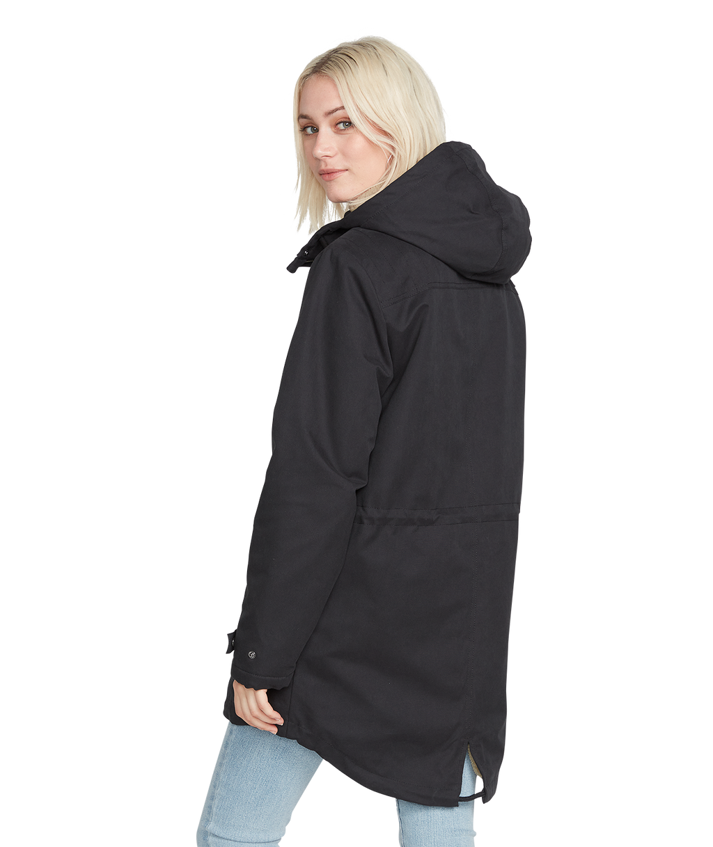 Chaqueta Mujer Volcom Walk On By 5K Parka - Vlc Black