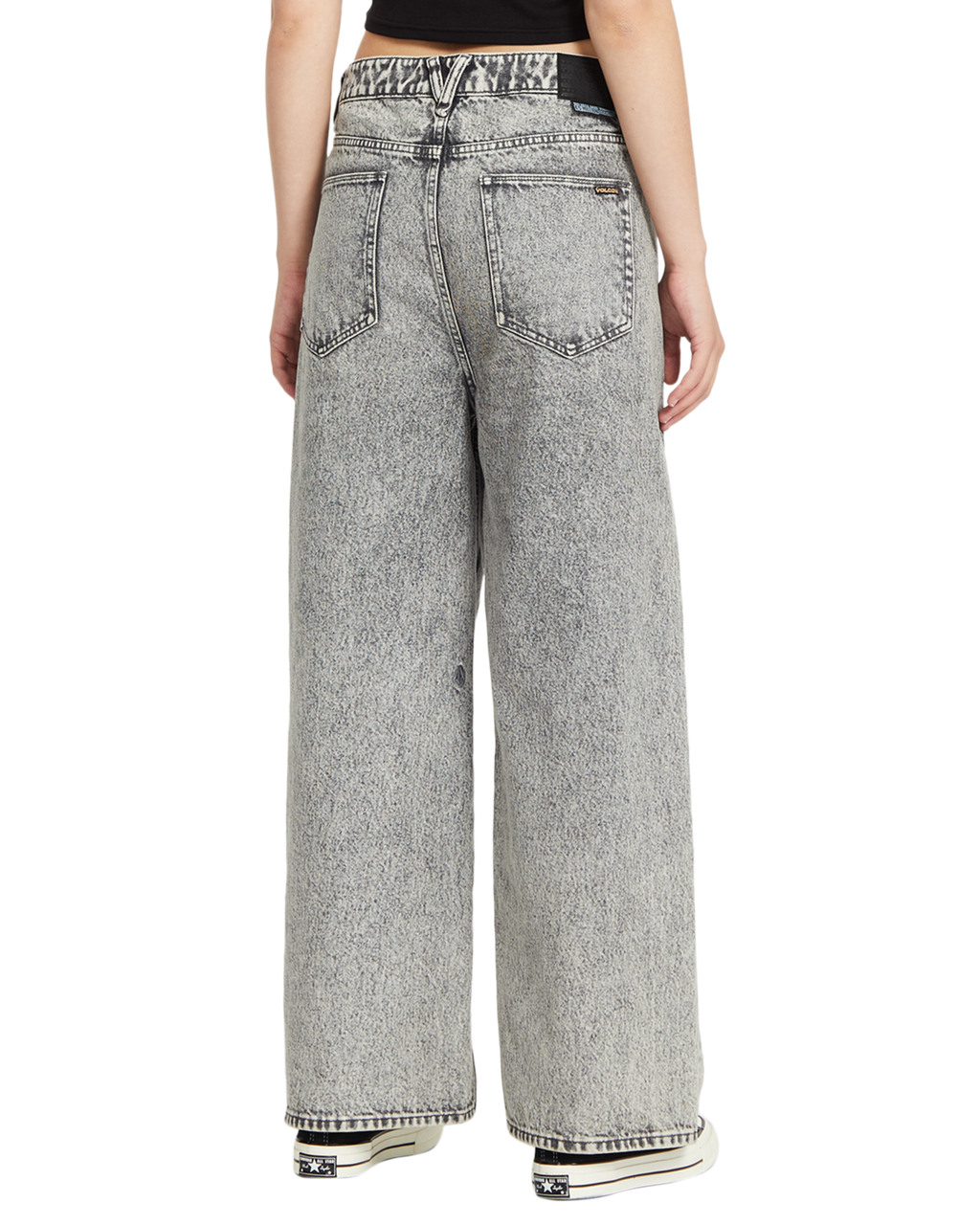 Pantalón Vaquero Volcom Mujer Beeggy Denim Pants - Grey Vintage