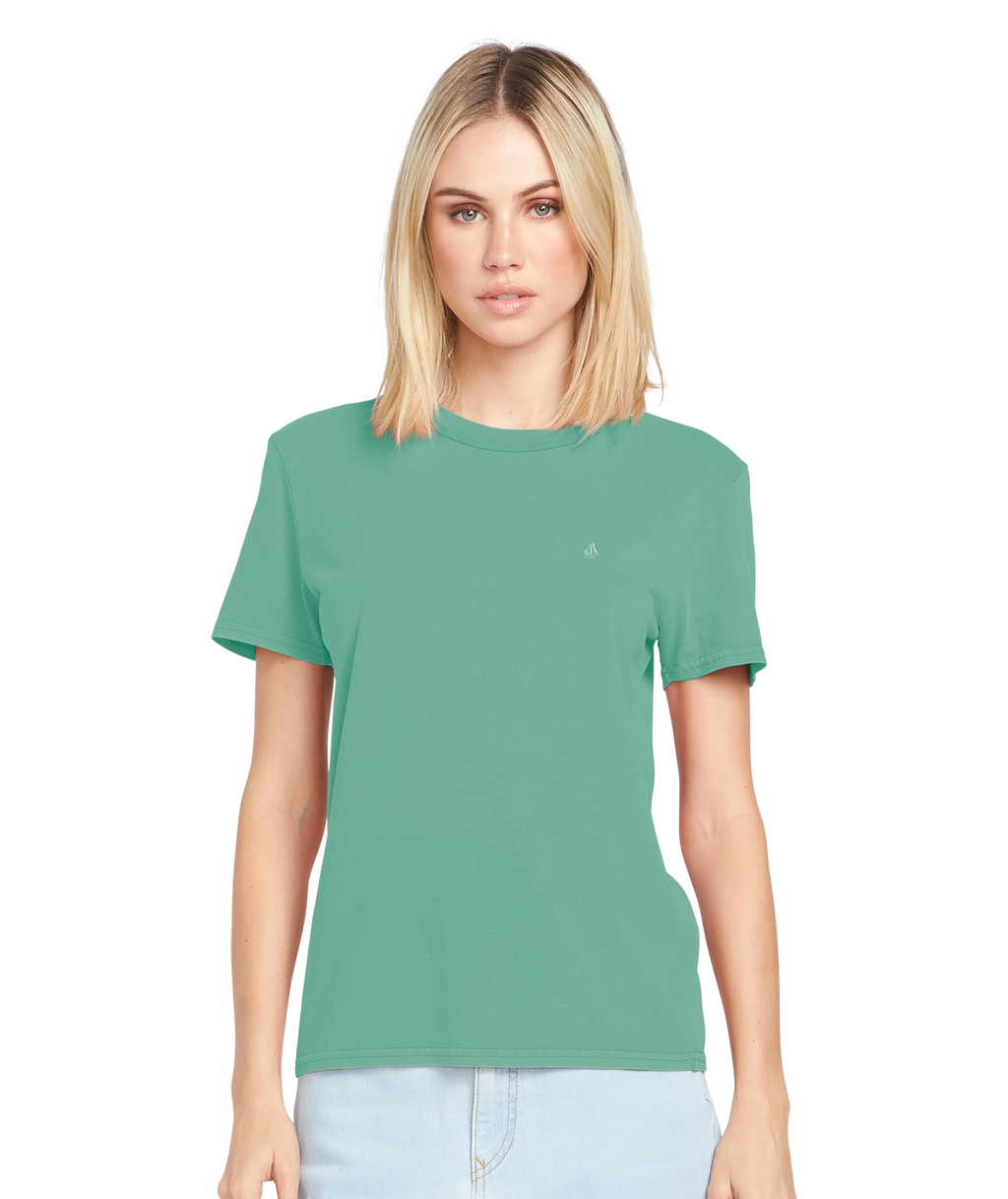 Camiseta de chica Volcom Solid Stone Emb Tee - Sea Green