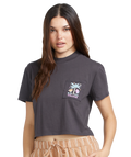 Volcom Pocket Dial Tee - Vintage Black Mädchen T-Shirt