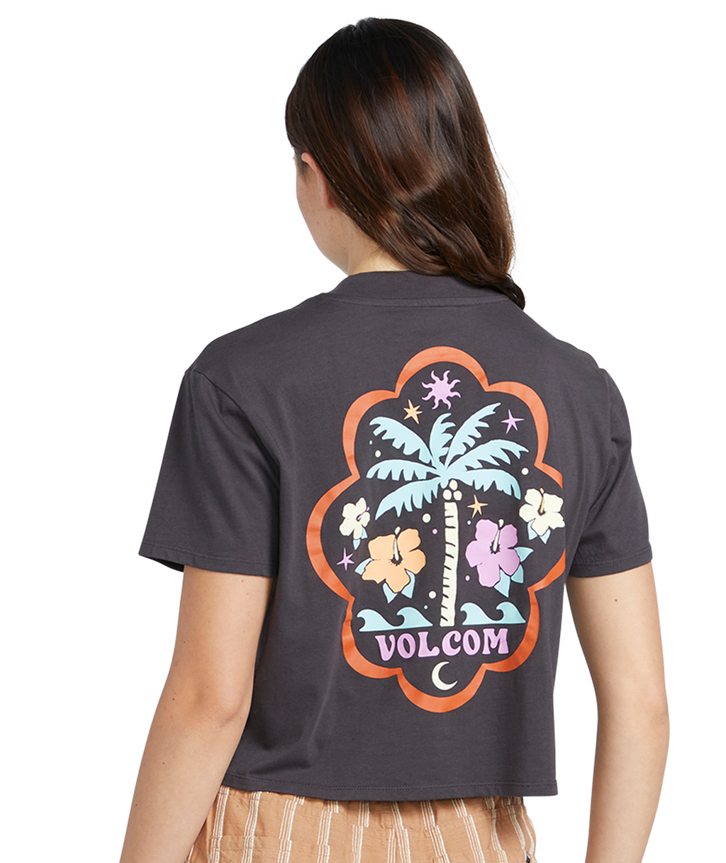 T-shirt femme Volcom Pocket Dial Tee - Vintage Black