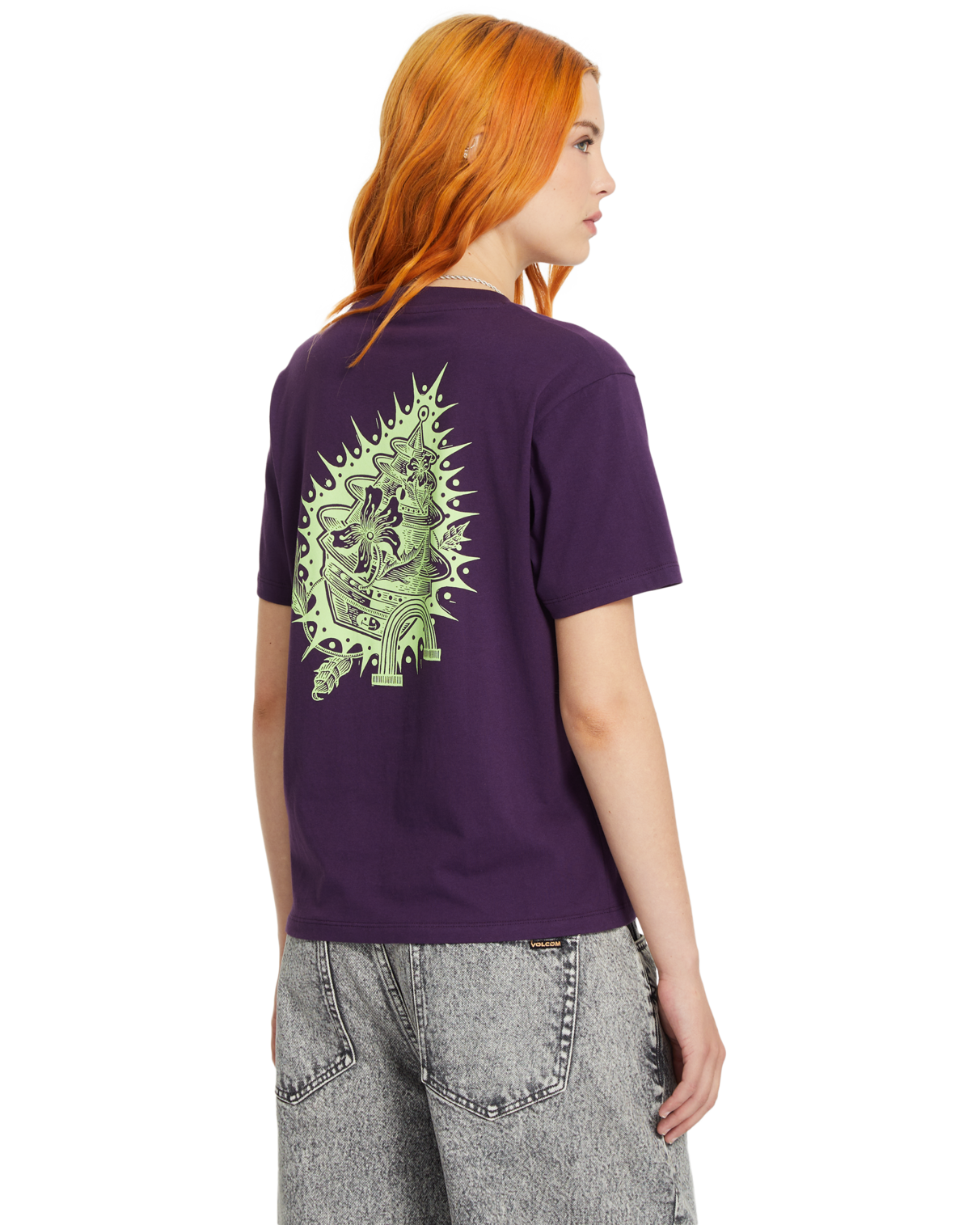 Maglietta da donna Volcom Radical Daze Up - Grape Royale