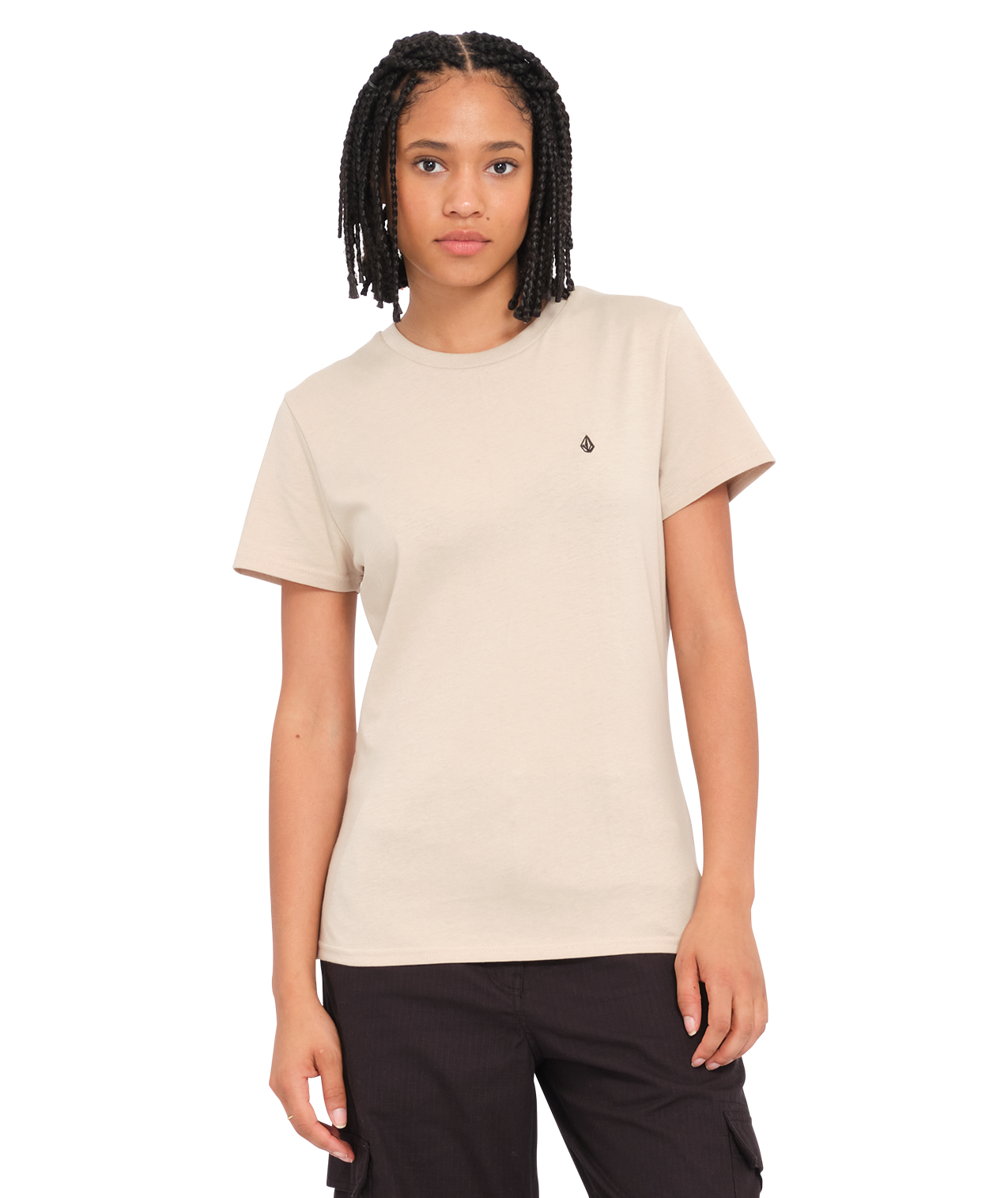 Volcom Stone Blanks Tee - Light Khaki Women's T-Shirt
