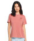 Camiseta de chica Volcom Lock It Up Tee - Mauve Rose