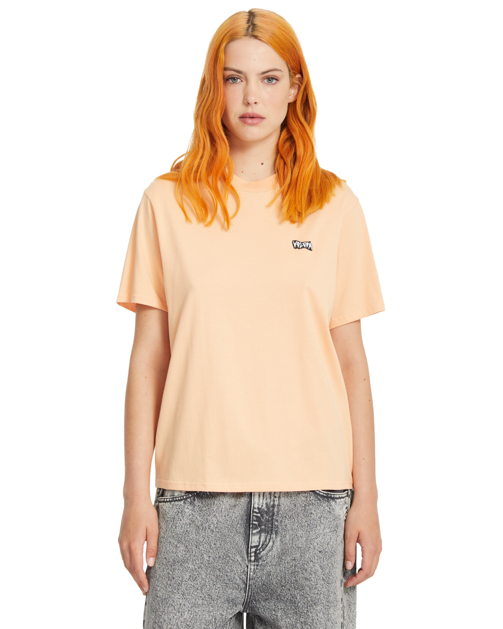Maglietta da donna Volcom Spikstone Tee - Pesca Pallido