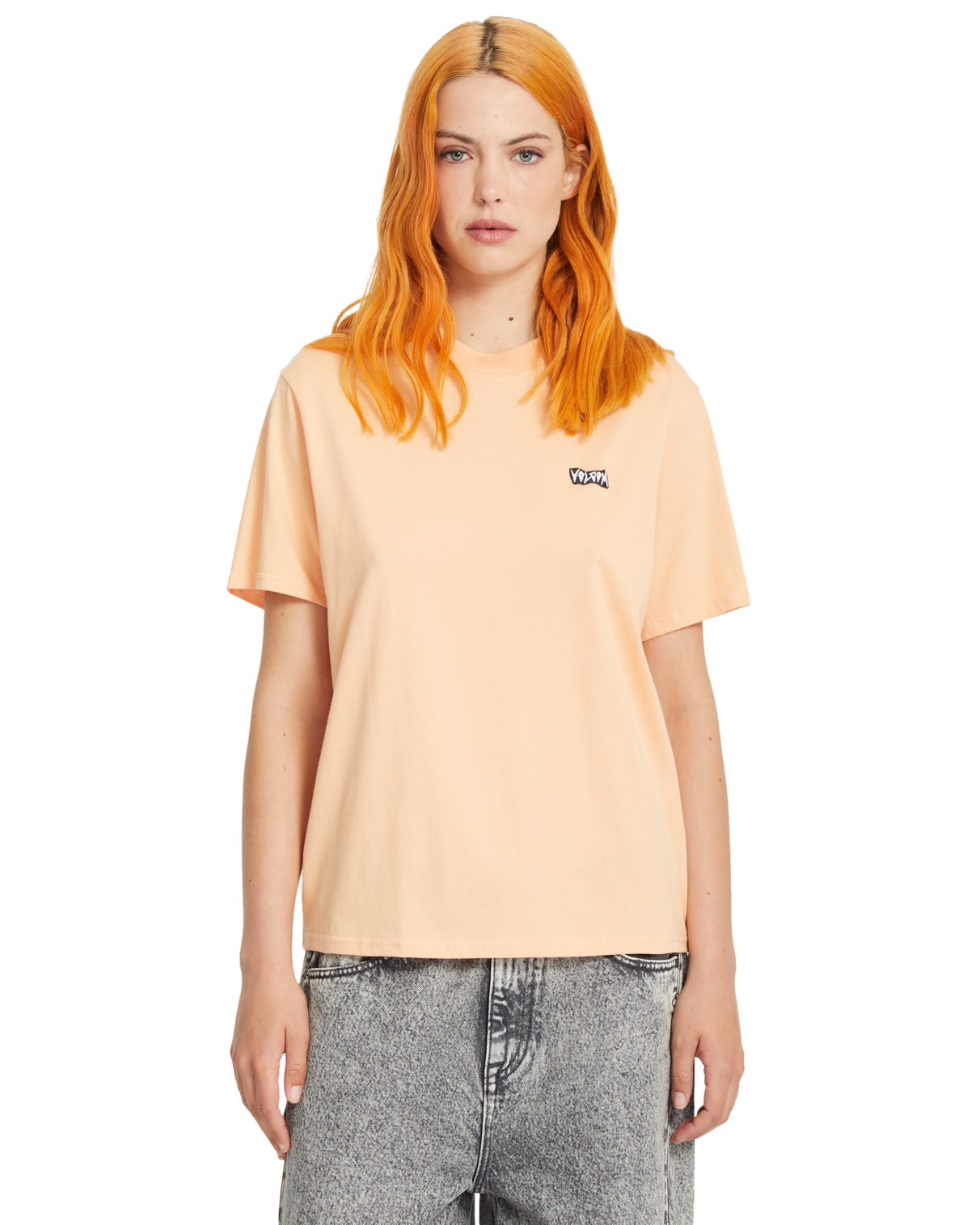 Maglietta da donna Volcom Spikstone Tee - Pesca Pallido