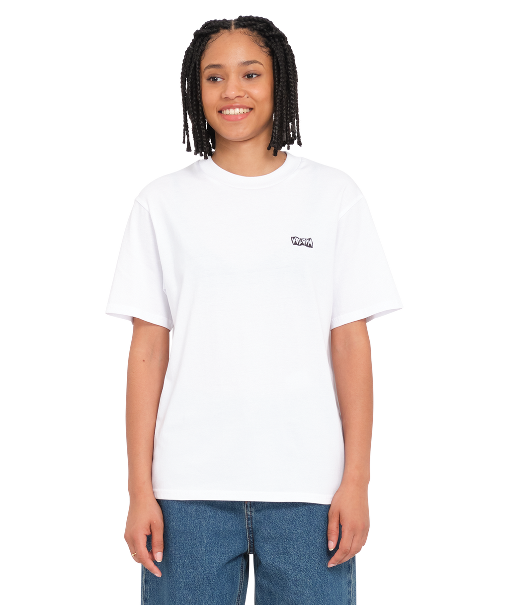Volcom Spikstone Tee - White Girl's T-shirt