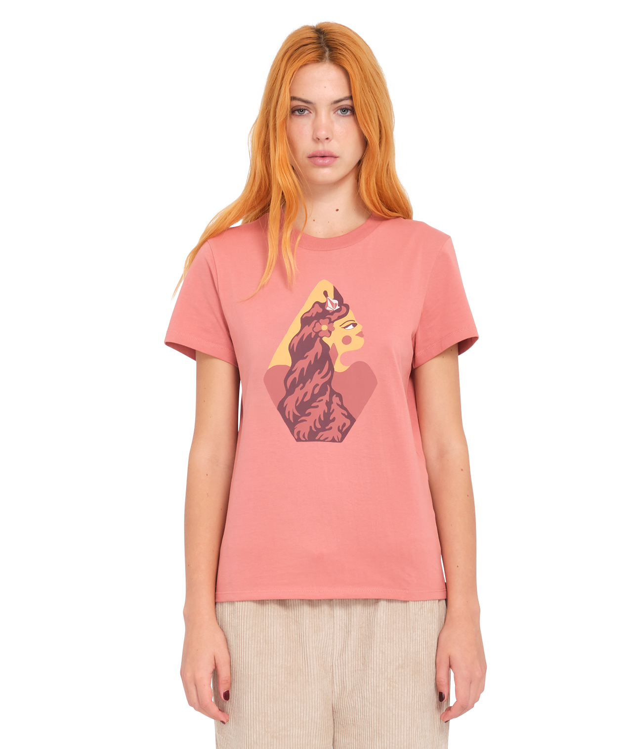 Volcom Radical Daze Tee - Mauve Rose Women's T-shirt