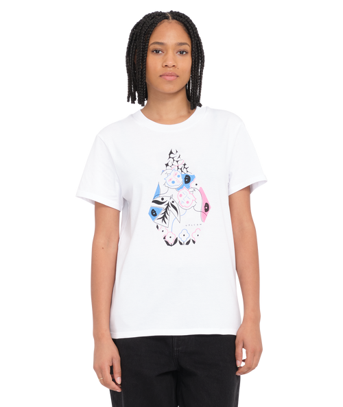 Volcom Radical Daze Tee für Damen - Weiß