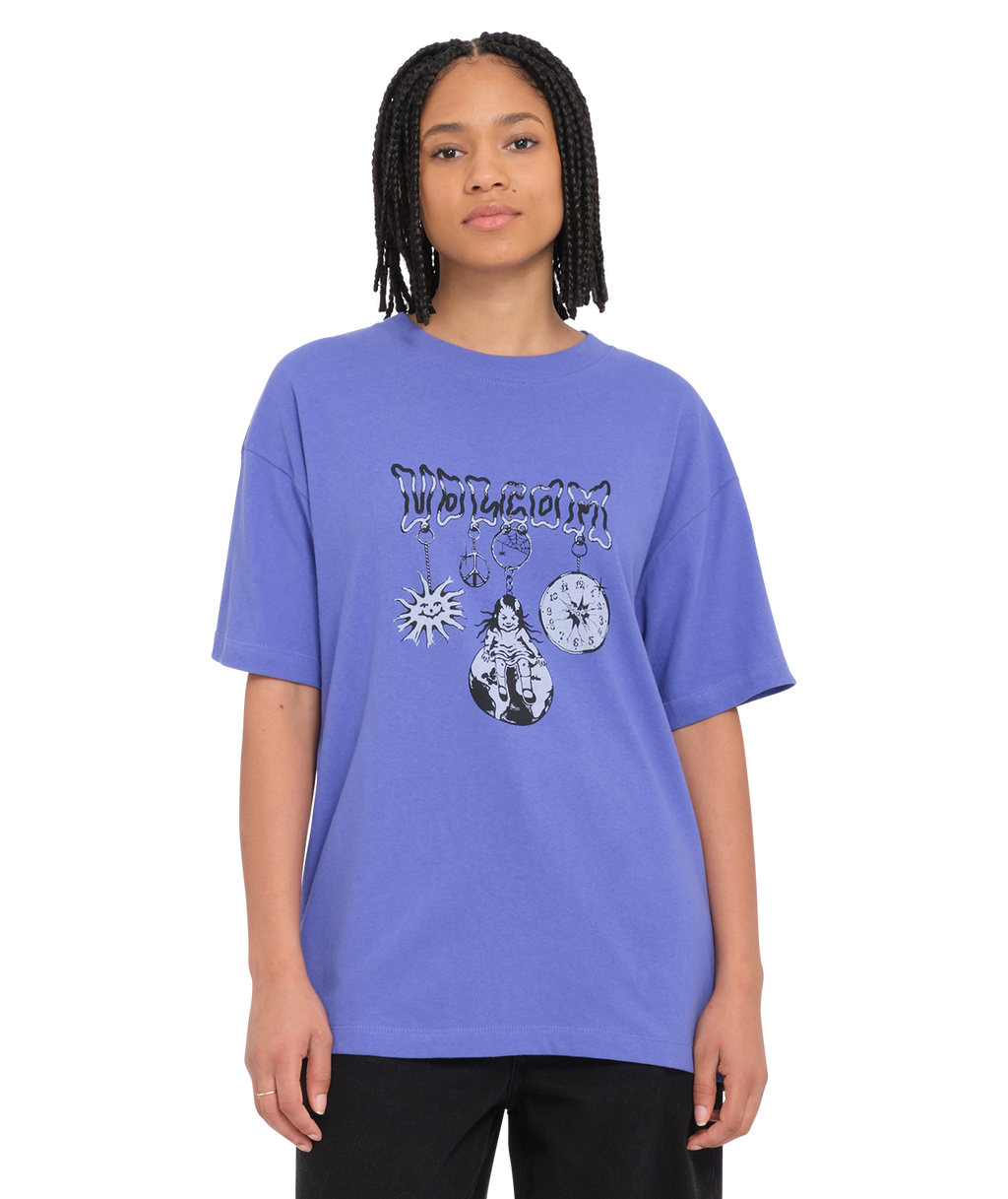 Camiseta de chica Volcom Fa Keutchi Tee - Ballpoint Blue