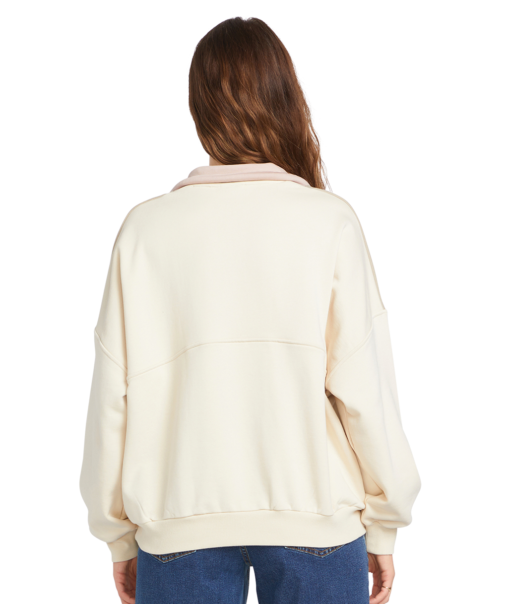 Kapuzenpullover Damen Volcom Reetrostone - Cloud