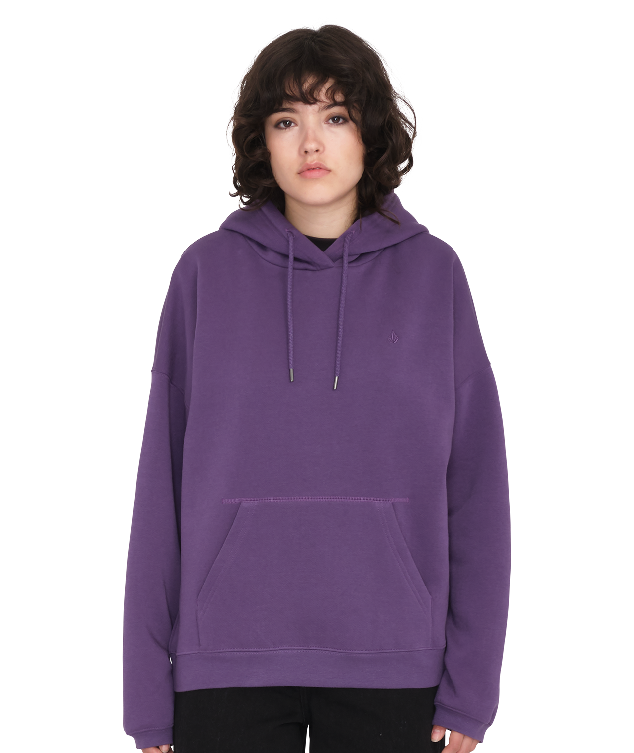 Volcom Stone Heart Up Hoodie Women - Deep Purple