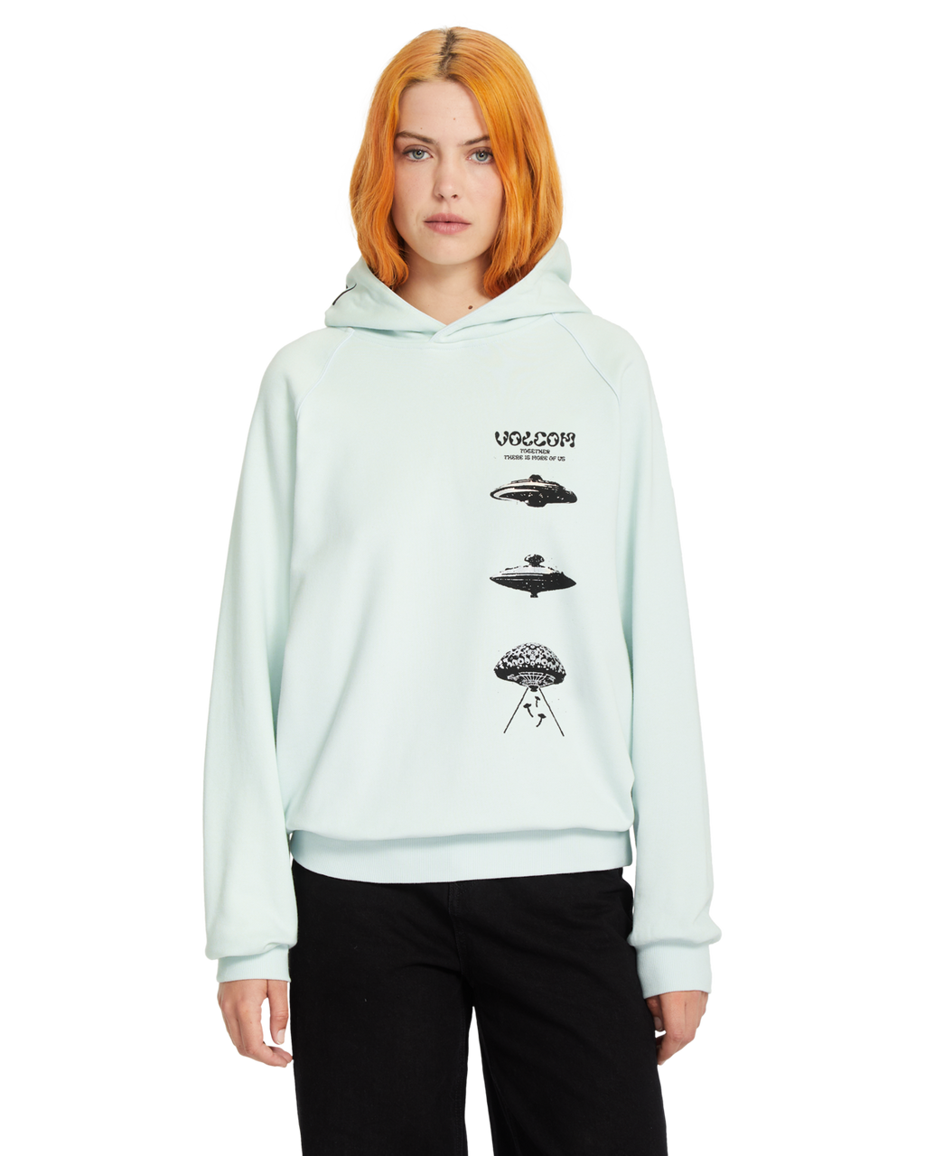Volcom Women's Fa Filip Rygalski Hoodie - Cloud Blue