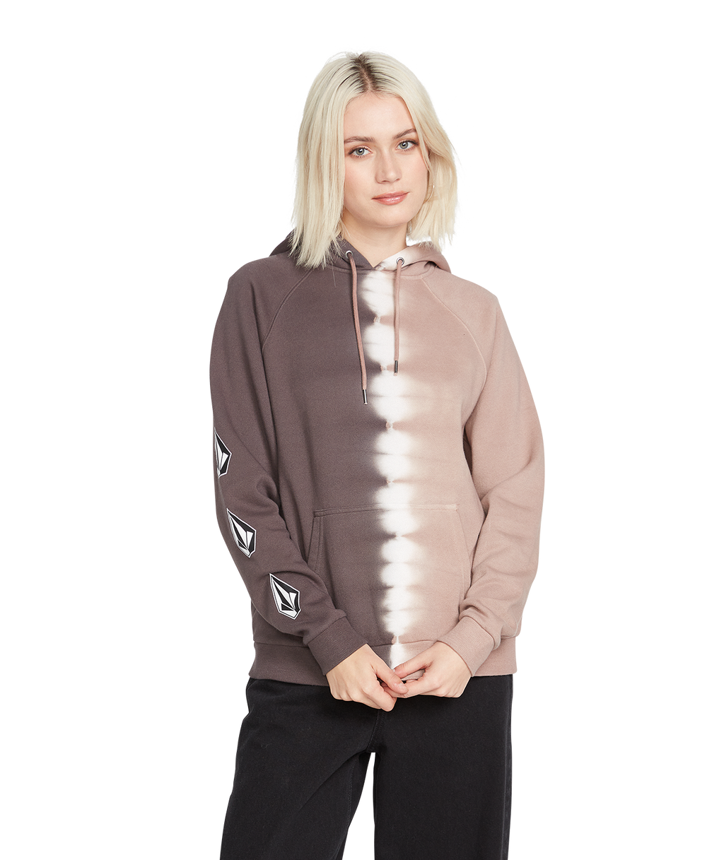 Volcom Iconic Stone Hoodie Women - Espresso