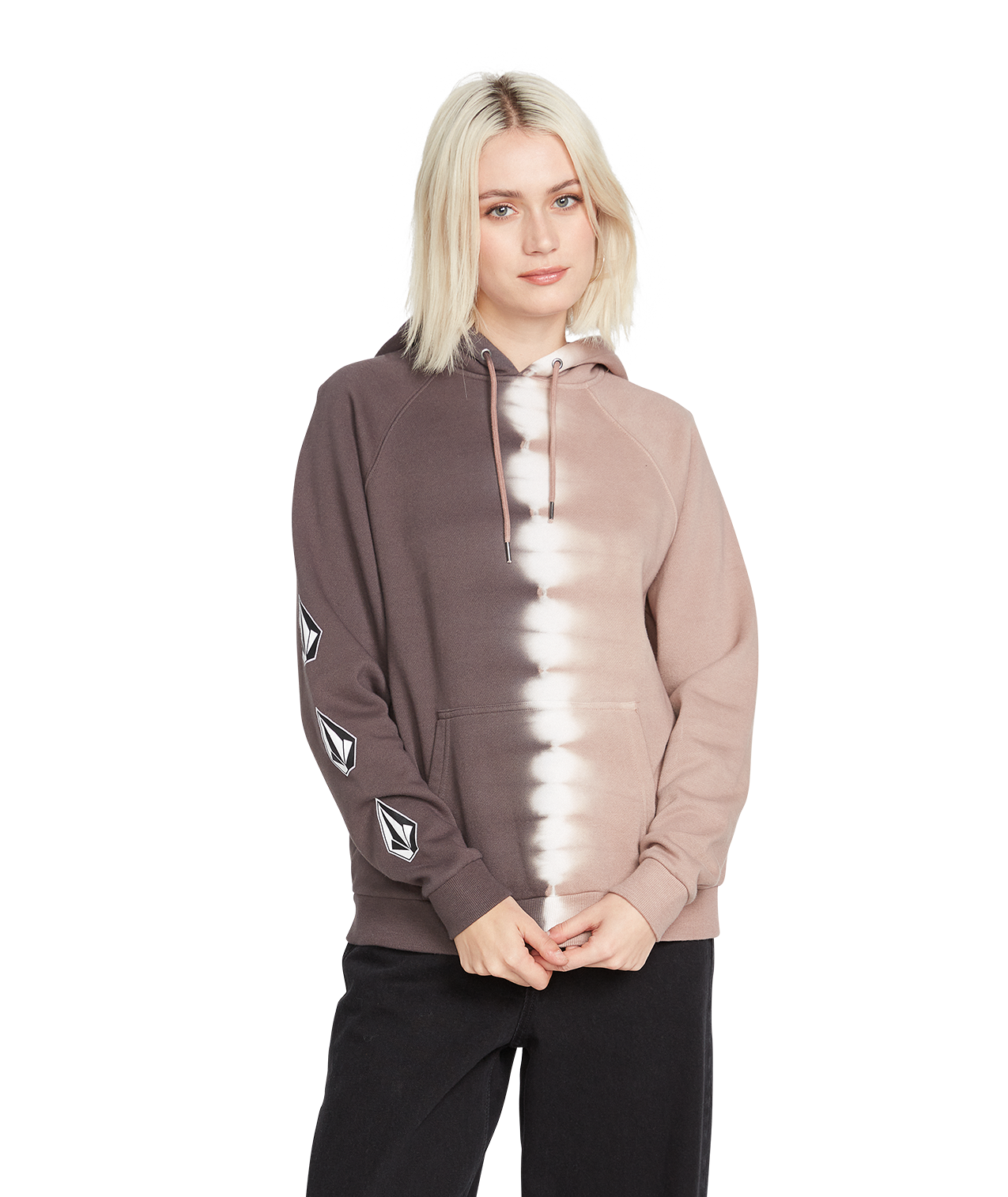 Volcom Iconic Stone Hoodie Women - Espresso