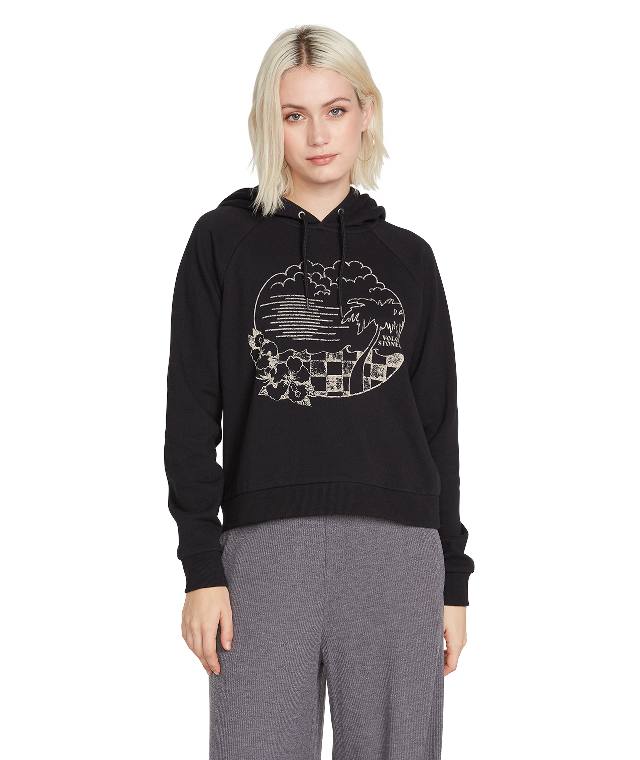 Volcom Truly Stokin Hoodie Women's Hoodie - Black