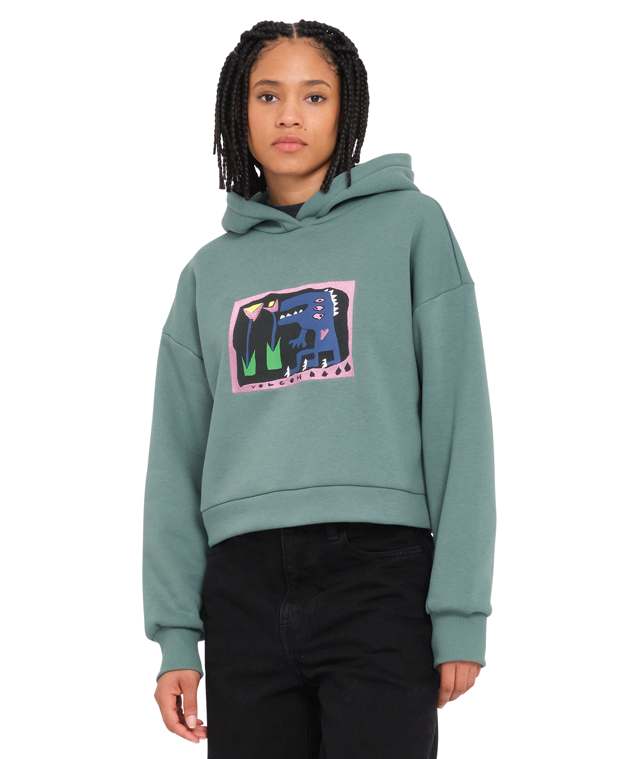 Volcom Longo Hoodie Women's Hoodie - Sea Green