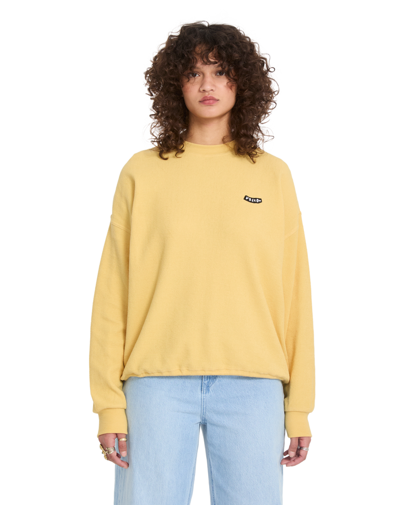 Volcom SWEETERRY CREW sudadera mujer | Sunburst